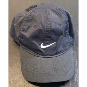 Nike Hat Cap Strapback Infant Black Dri-Fit Polyester Swoosh